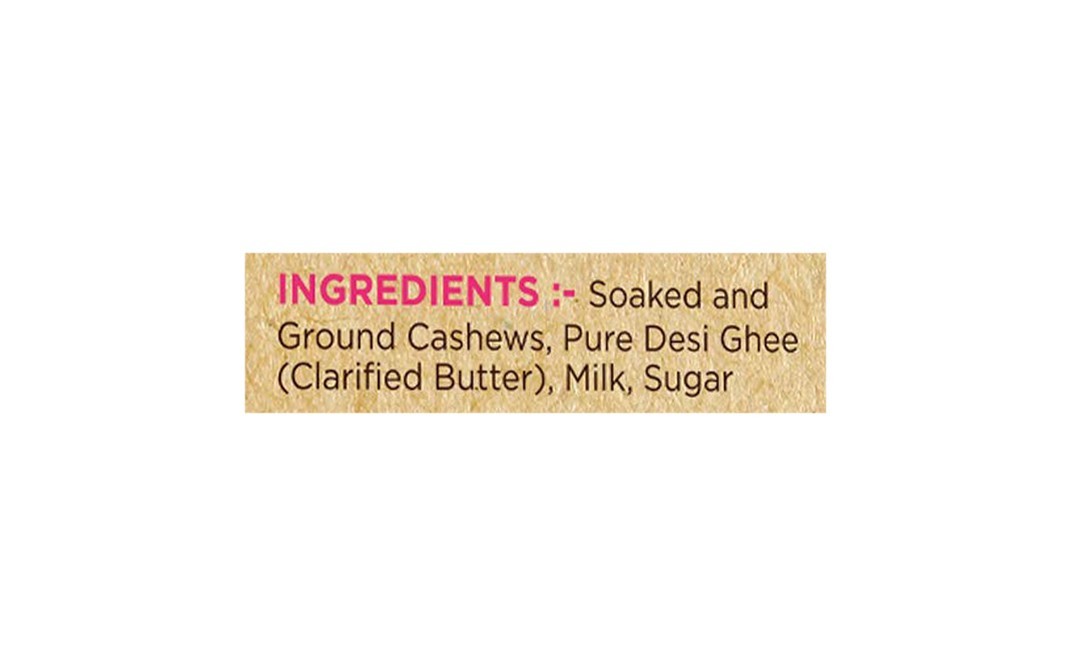 Delight Foods Kaju Katli    Box  250 grams